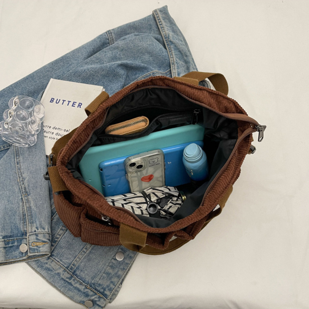 Vintage Canvas Shoulder Bag for Men & Women – Spacious, Durable & Practical Crossbody Messenger Bag