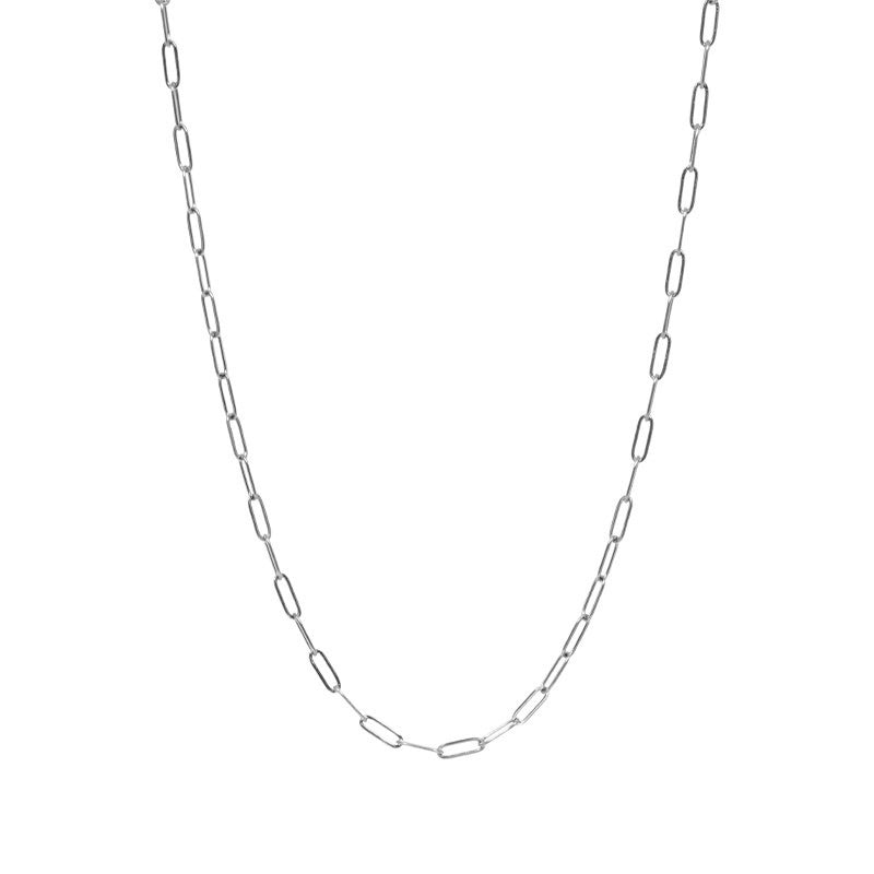 Gold Twisted Rope Chain Necklace – Durable Stainless Steel, Unisex Design, 18"