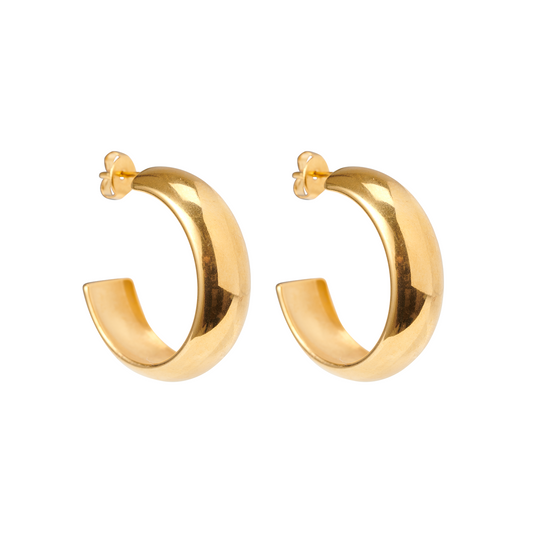 Gold Hoop Earrings – Hypoallergenic Small Hoops for Sensitive Ears