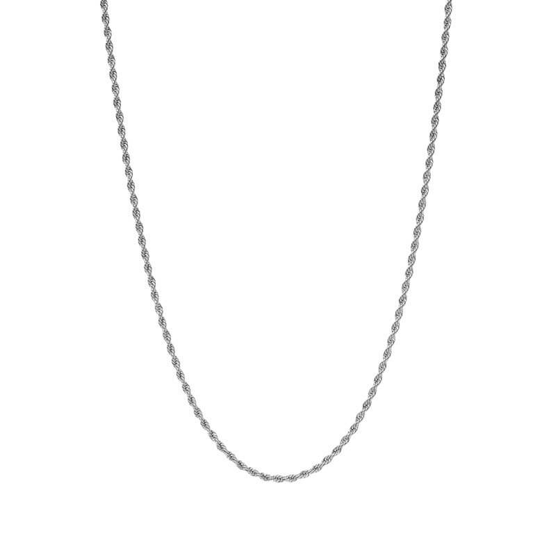 Gold Rope Chain Necklace – Timeless Twisted Stainless Steel Jewelry for Men & Women