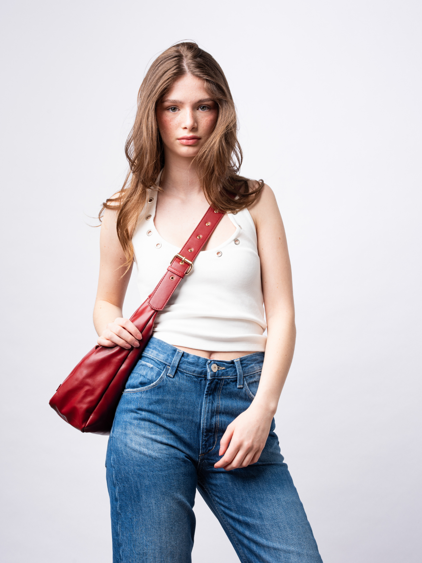 Black Shoulder Bag – Minimalist & Spacious Vegan Leather Design