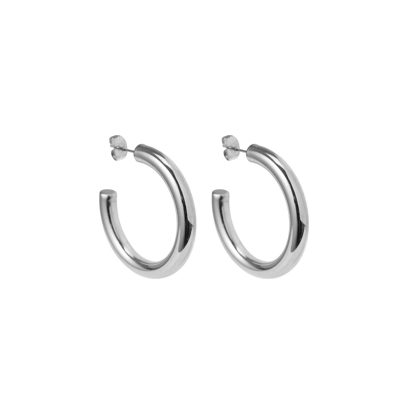 Gold Hoop Earrings – Classic Shiny Statement Jewelry
