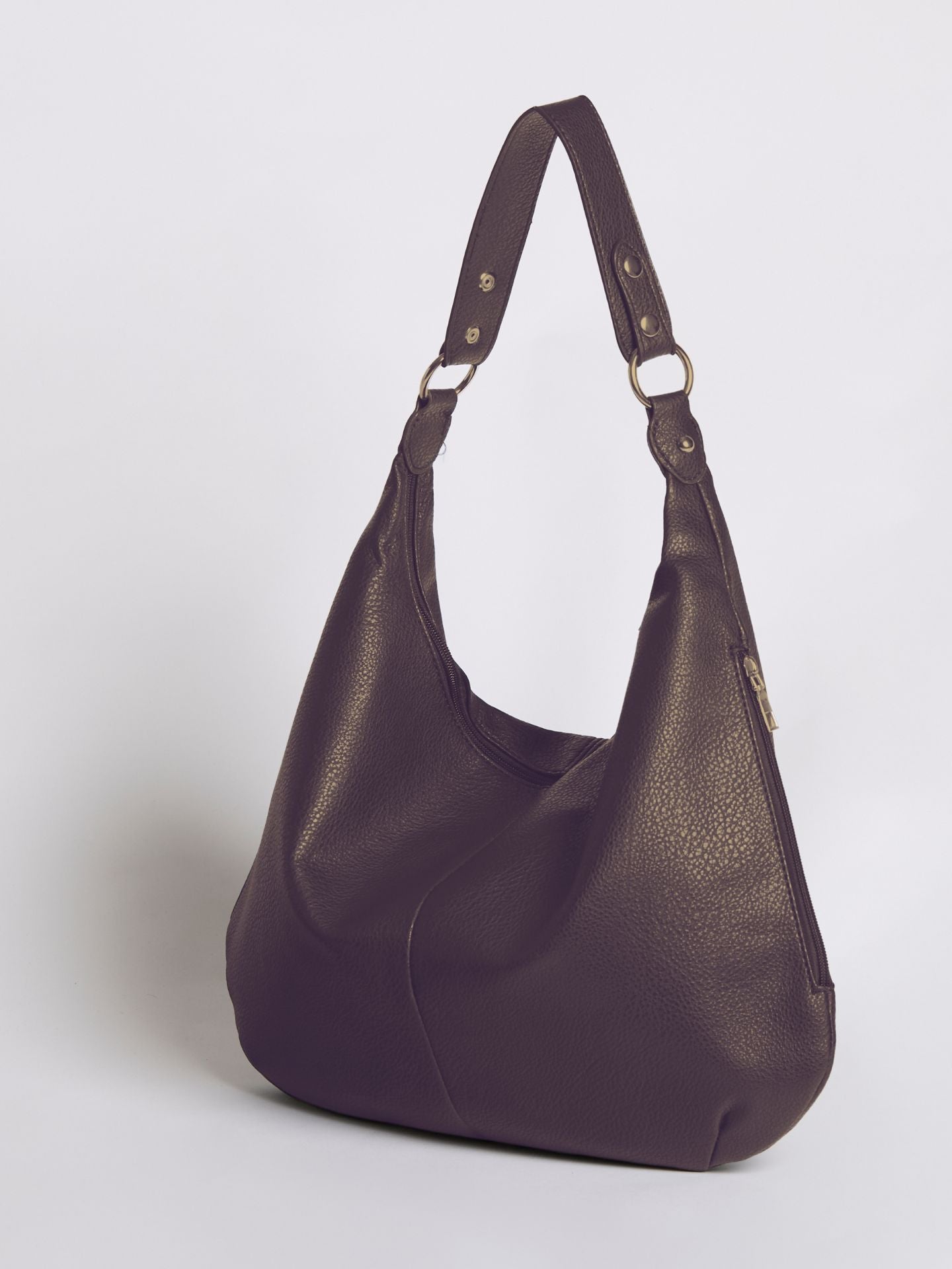Spacious Shoulder Bag – Vegan Leather