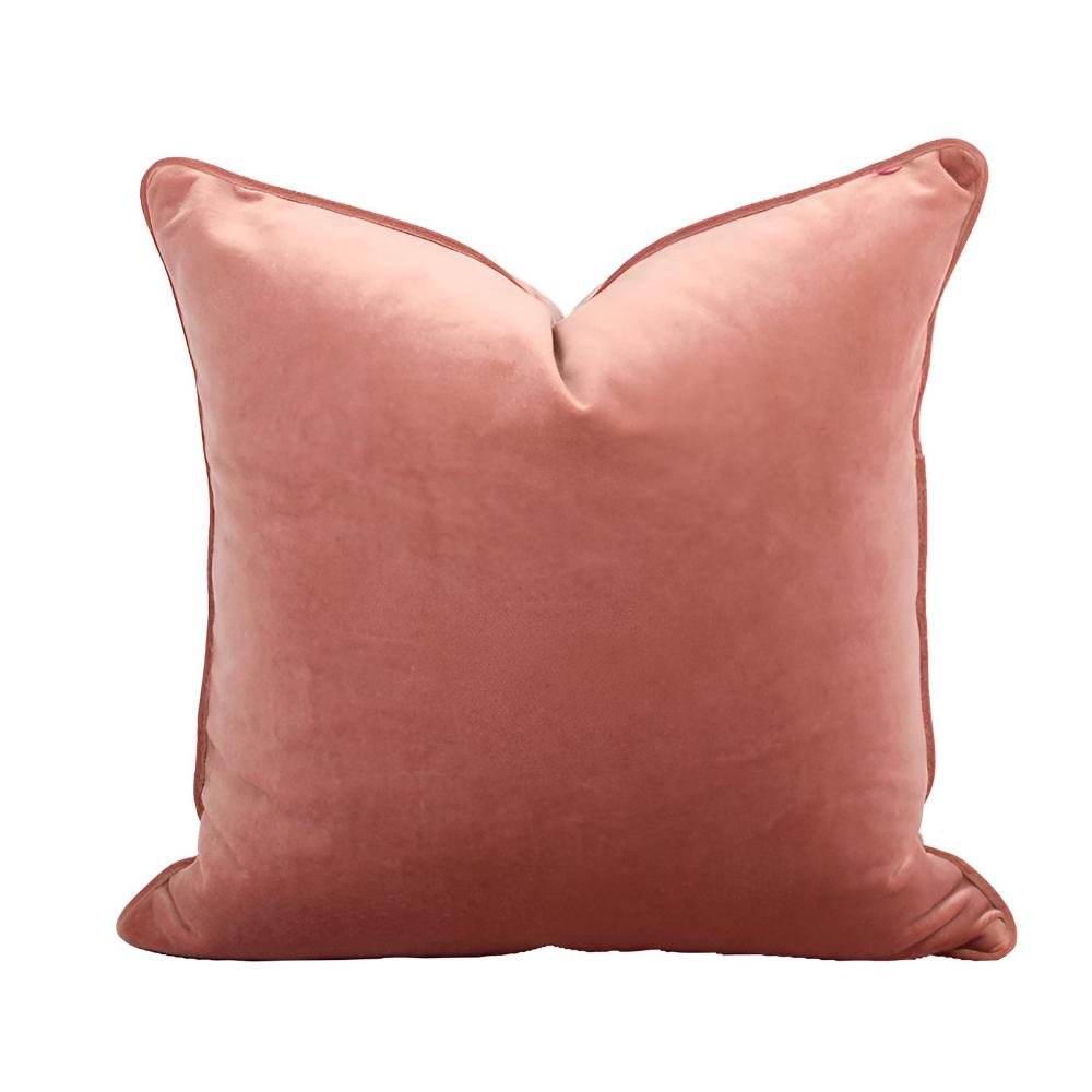 Luxury Velvet Cushion Cover – Soft Flannel Decorative Throw Pillow for Sofa, Bed, or Chair – Available in Multiple Colors