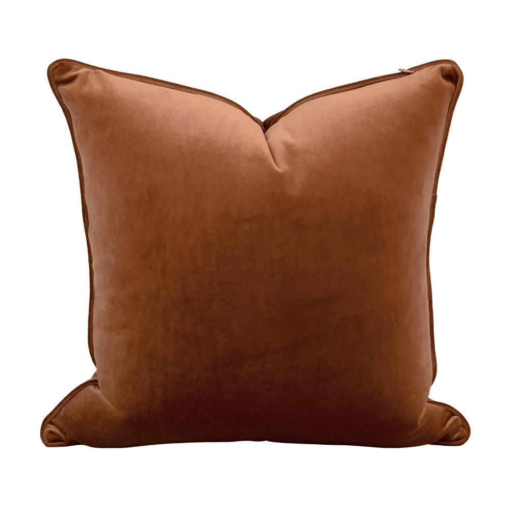 Luxury Velvet Cushion Cover – Soft Flannel Decorative Throw Pillow for Sofa, Bed, or Chair – Available in Multiple Colors