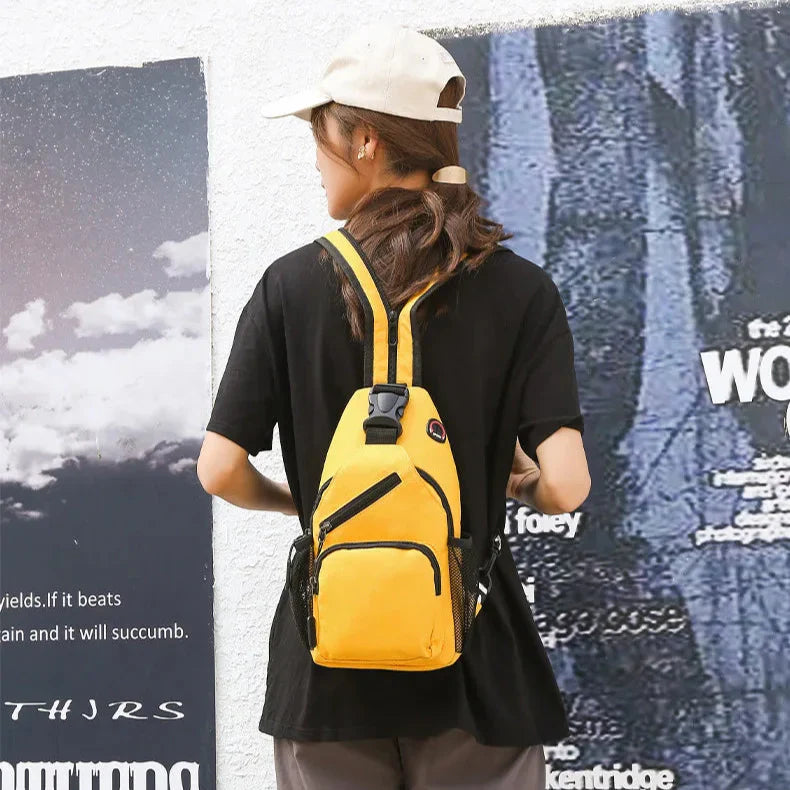 Sporty Crossbody Backpack – Compact, Practical & Comfortable Sling Bag for Daily Use