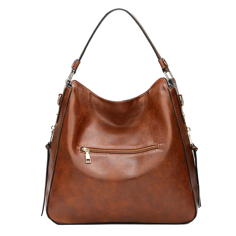 Luxury Large Tote Shopper Bag – Stylish PU-Leather Work & Daily Tote for Women