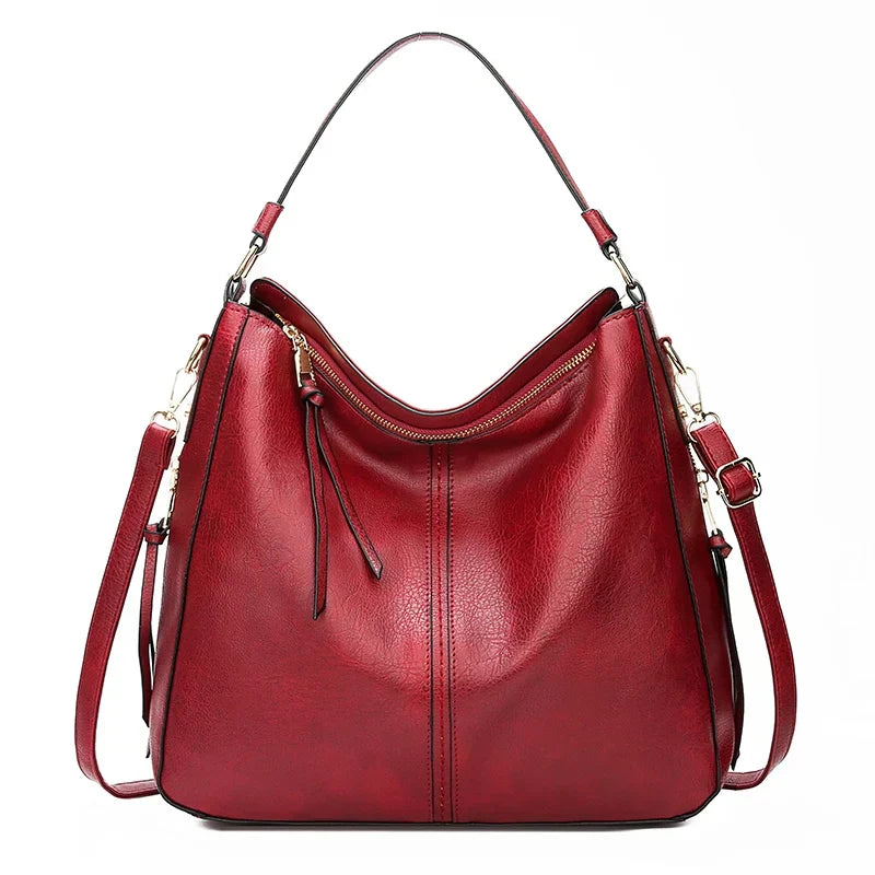 Luxury Large Tote Shopper Bag – Stylish PU-Leather Work & Daily Tote for Women