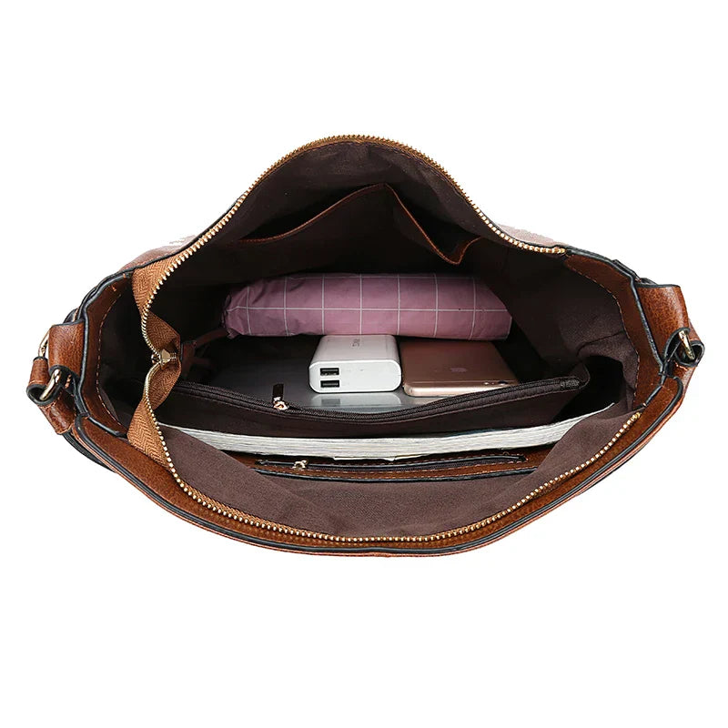 Luxury Large Tote Shopper Bag – Stylish PU-Leather Work & Daily Tote for Women