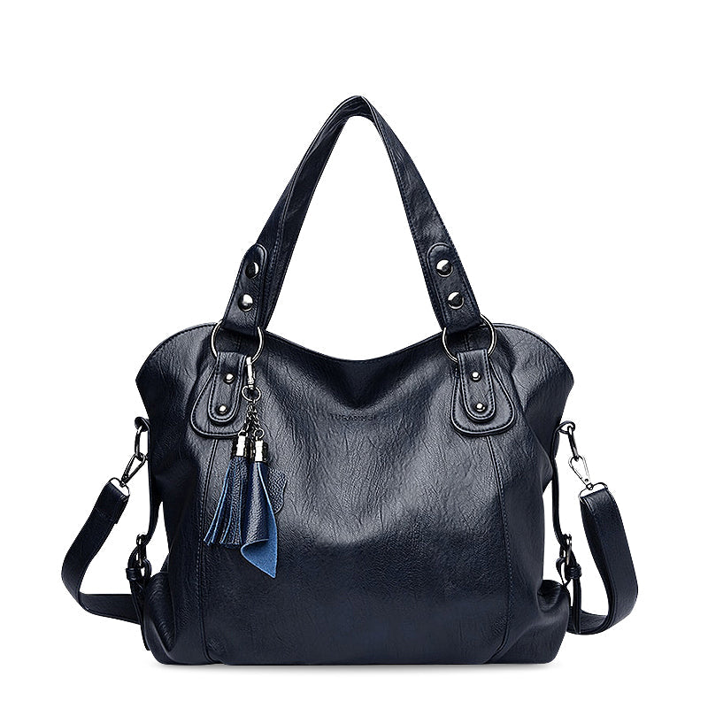 Luxury Women’s Handbag – Spacious Shoulder Bag with Tassels