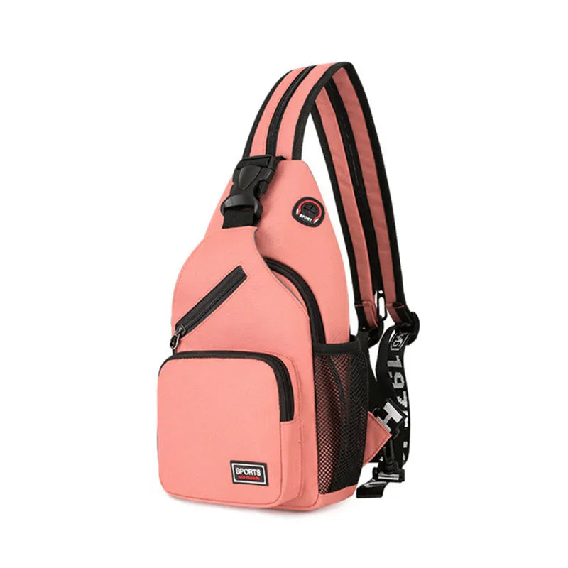 Sporty Crossbody Backpack – Compact, Practical & Comfortable Sling Bag for Daily Use