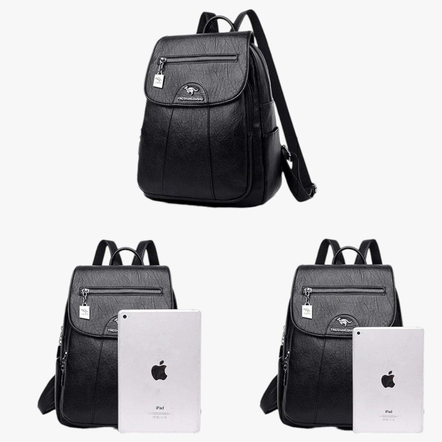 Stylish PU Leather Women's Backpack – Versatile, Secure & Spacious