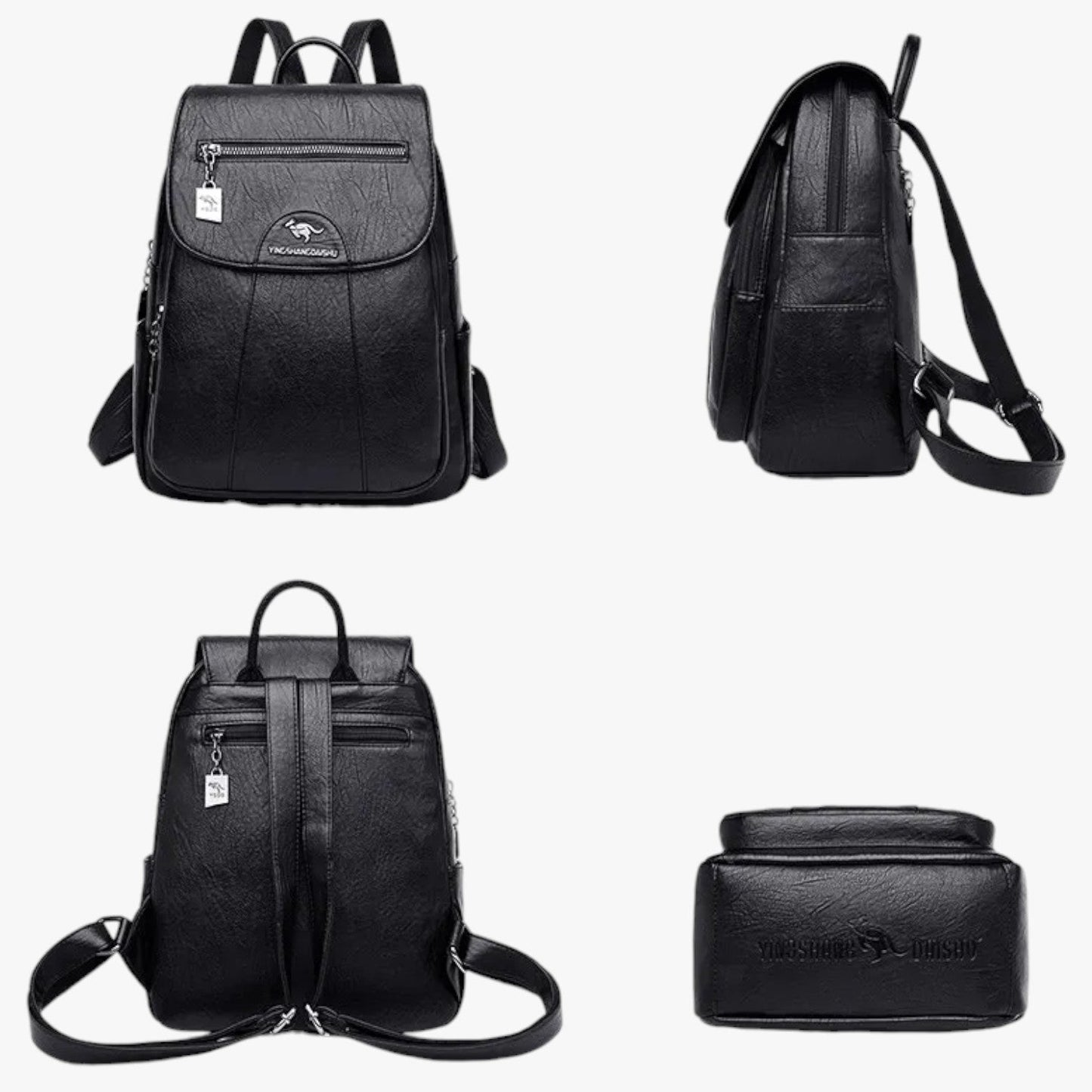 Stylish PU Leather Women's Backpack – Versatile, Secure & Spacious