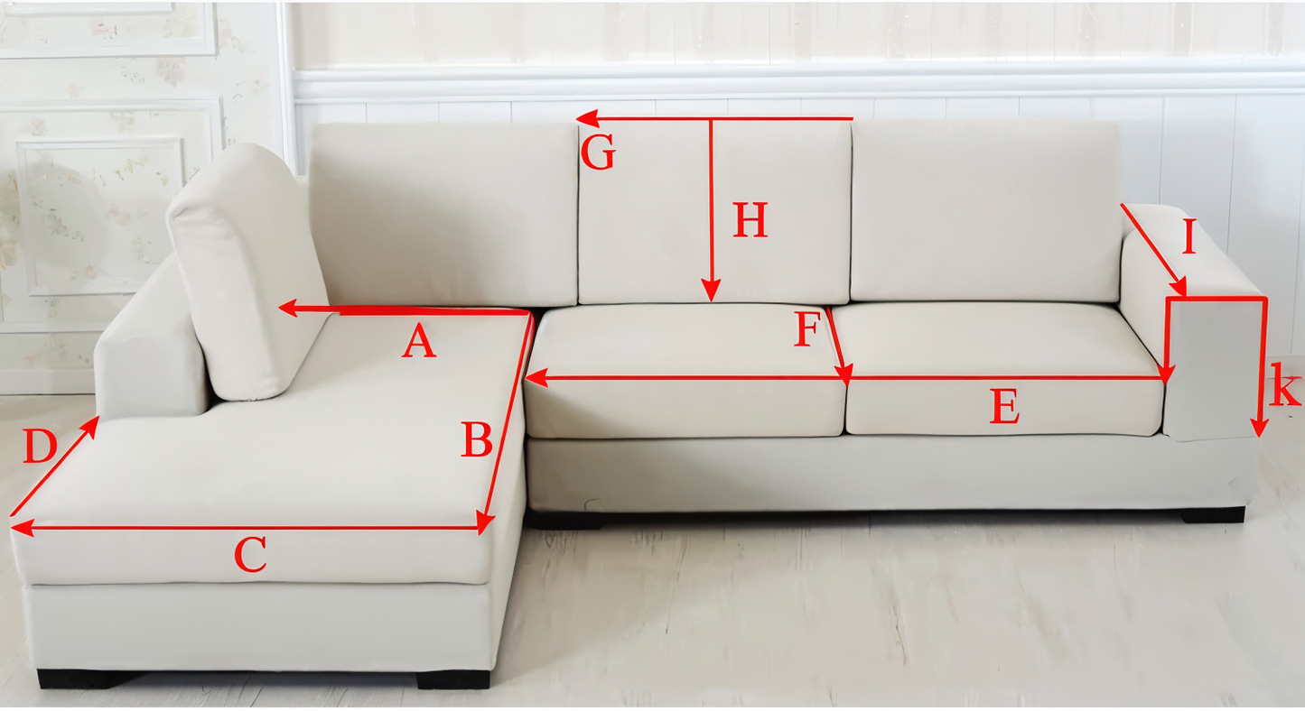 Luxe Anti-Slip Sofa Protector – Premium Polyester, Machine Washable, Elegant Home Décor