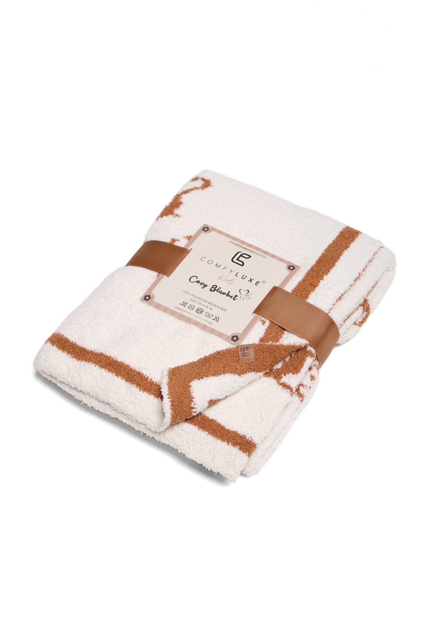 Kids Bee Print Microfiber Throw Blanket – Soft & Cozy 29” x 35” for Toddler Bedding & Nursery Décor