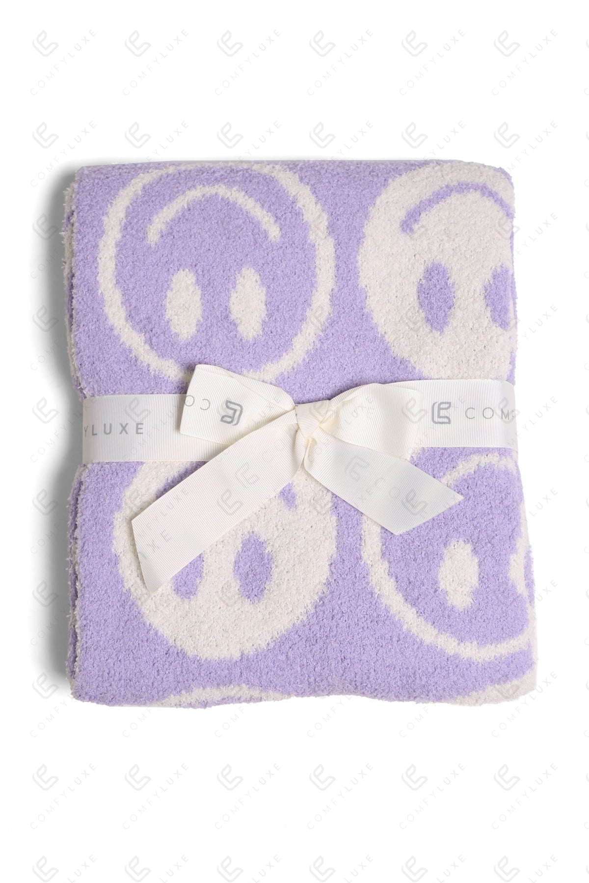 Kids Smiley Face Fleece Blanket – Ultra-Soft Microfiber Throw for Toddlers & Children Cozy & Colorful Bedding for Nursery, Playroom & Travel