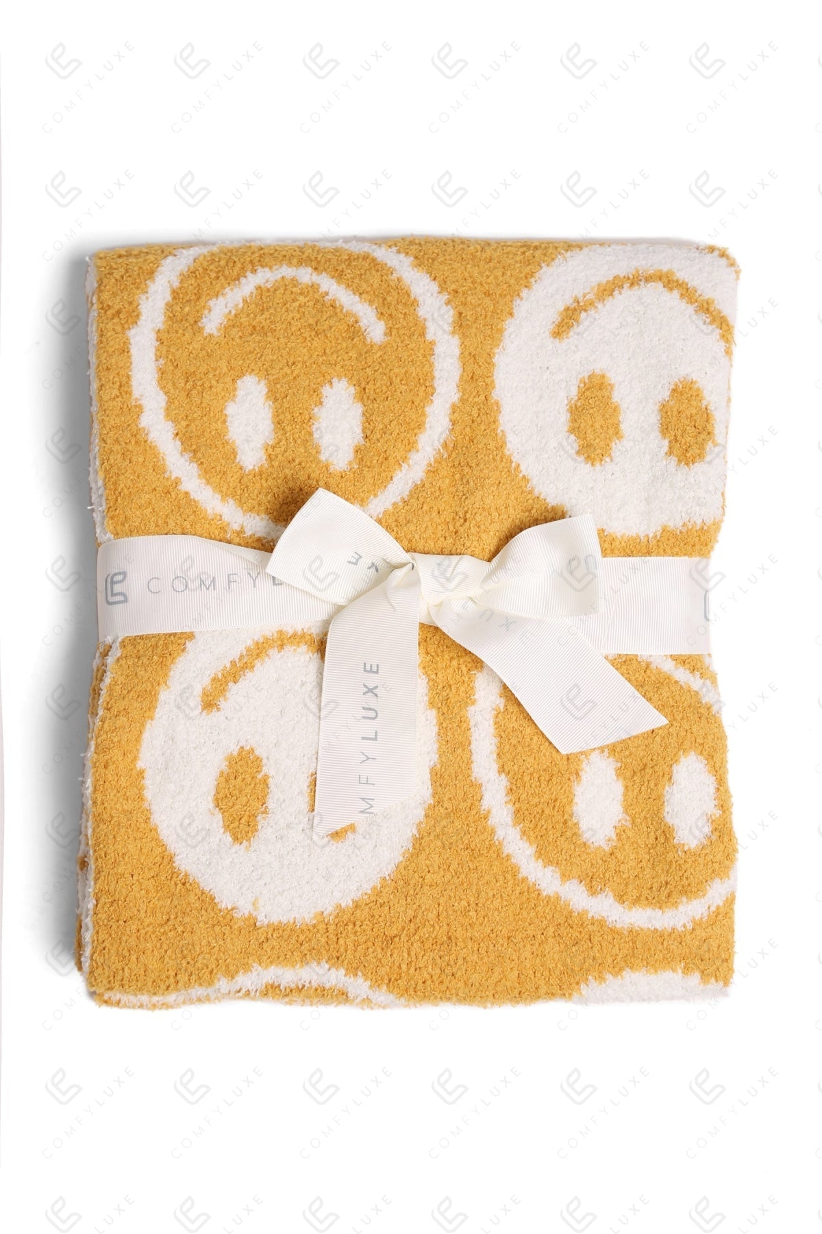 Kids Smiley Face Fleece Blanket – Ultra-Soft Microfiber Throw for Toddlers & Children Cozy & Colorful Bedding for Nursery, Playroom & Travel