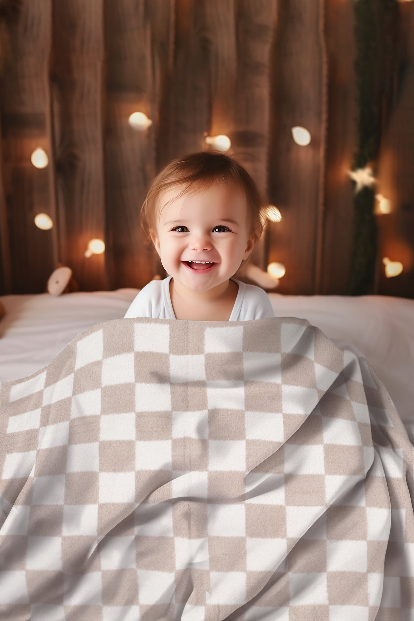 Kids Checkered Fleece Throw Blanket – Ultra Soft & Cozy