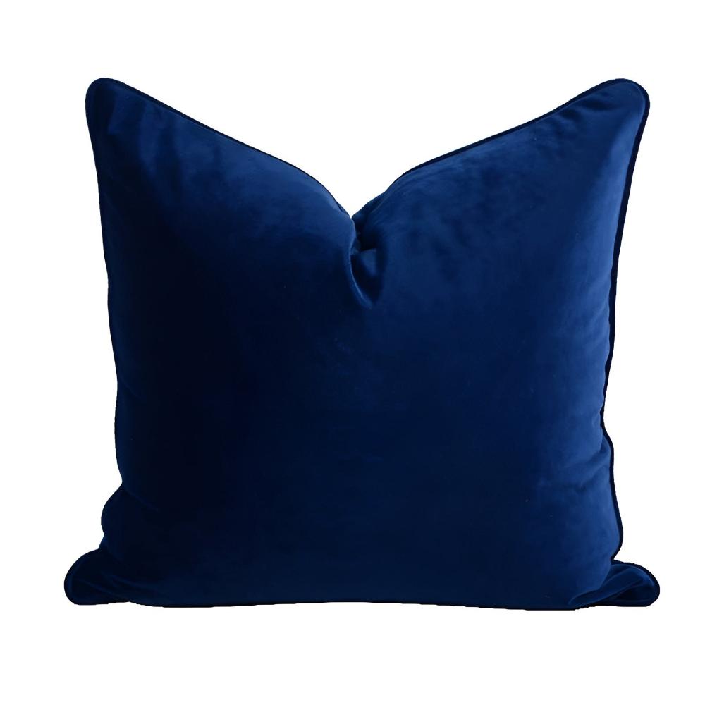 Luxury Velvet Cushion Cover – Soft Flannel Decorative Throw Pillow for Sofa, Bed, or Chair – Available in Multiple Colors