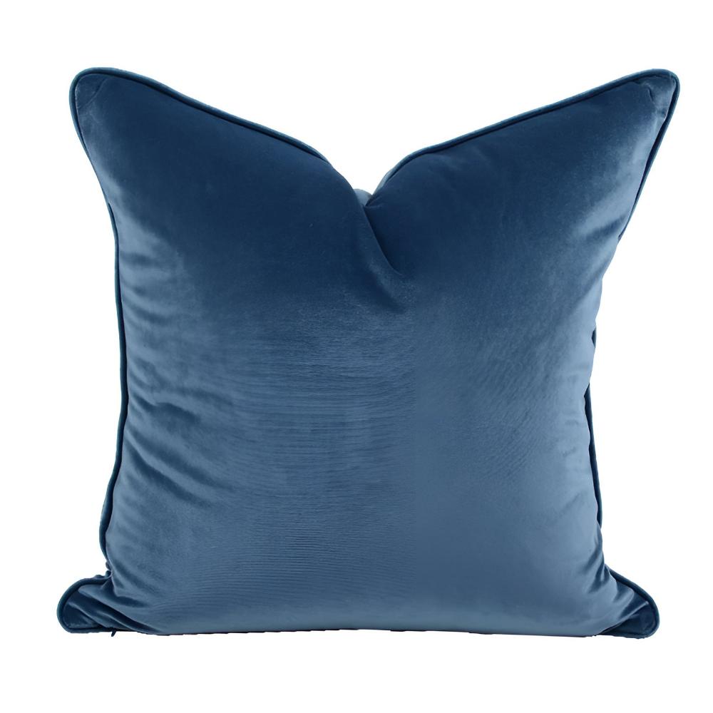 Luxury Velvet Cushion Cover – Soft Flannel Decorative Throw Pillow for Sofa, Bed, or Chair – Available in Multiple Colors