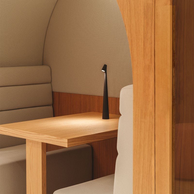 Modern LED Candle-Style Table Lamp – Dimmable & Wireless | Elegant Ambient Lighting