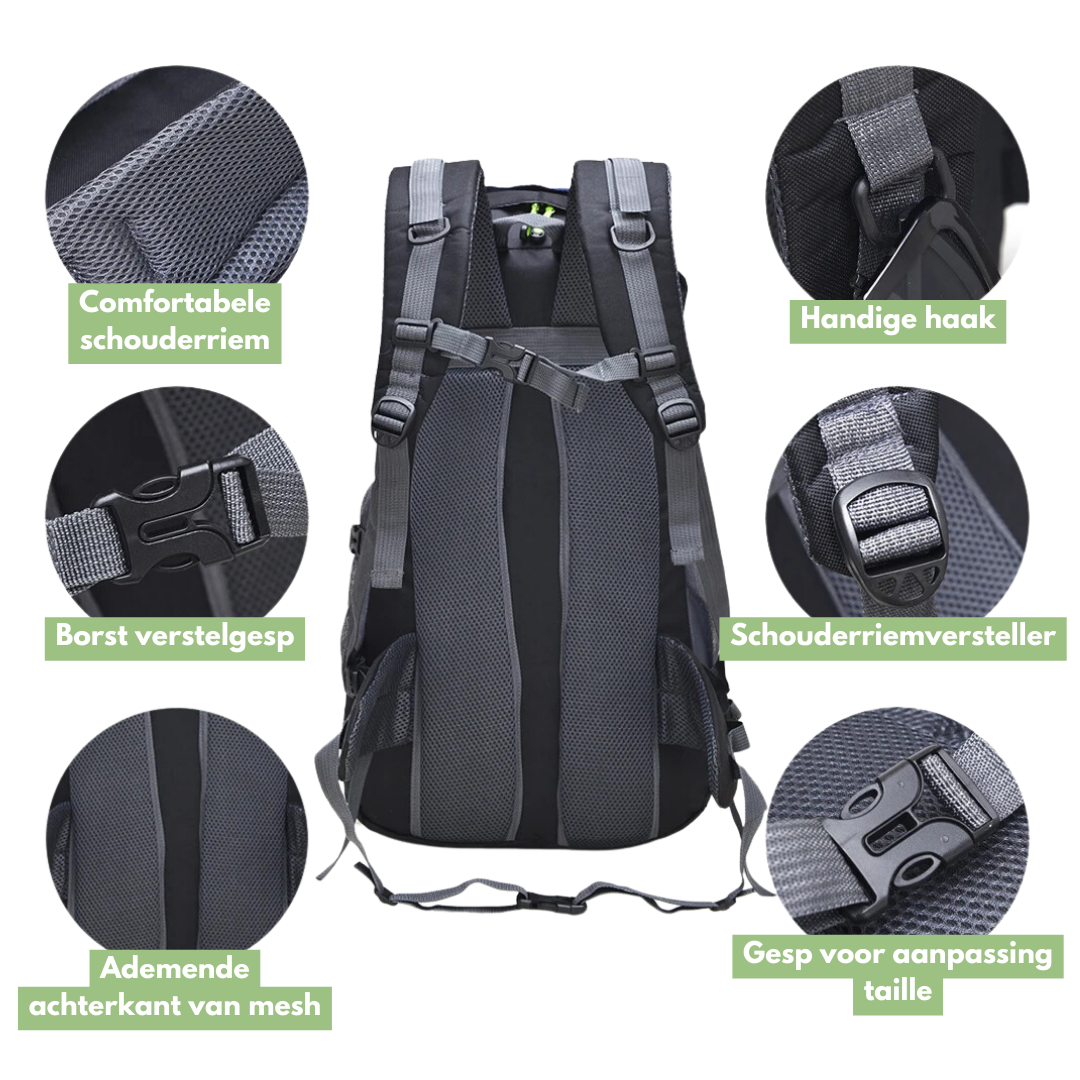 50L Waterproof Hiking Backpack – Durable, Comfortable, Ideal for Outdoor Adventures