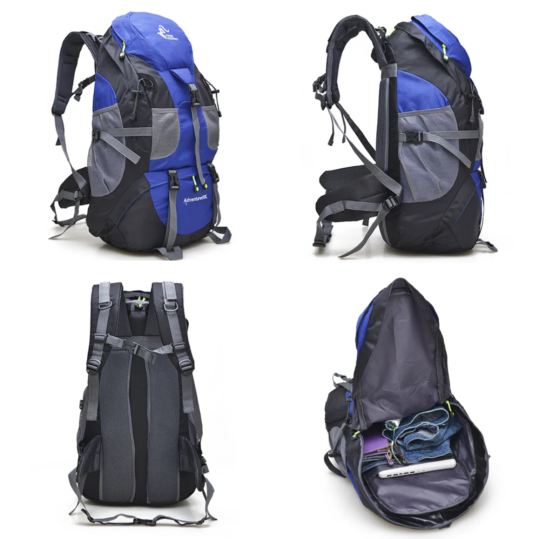 50L Waterproof Hiking Backpack – Durable, Comfortable, Ideal for Outdoor Adventures