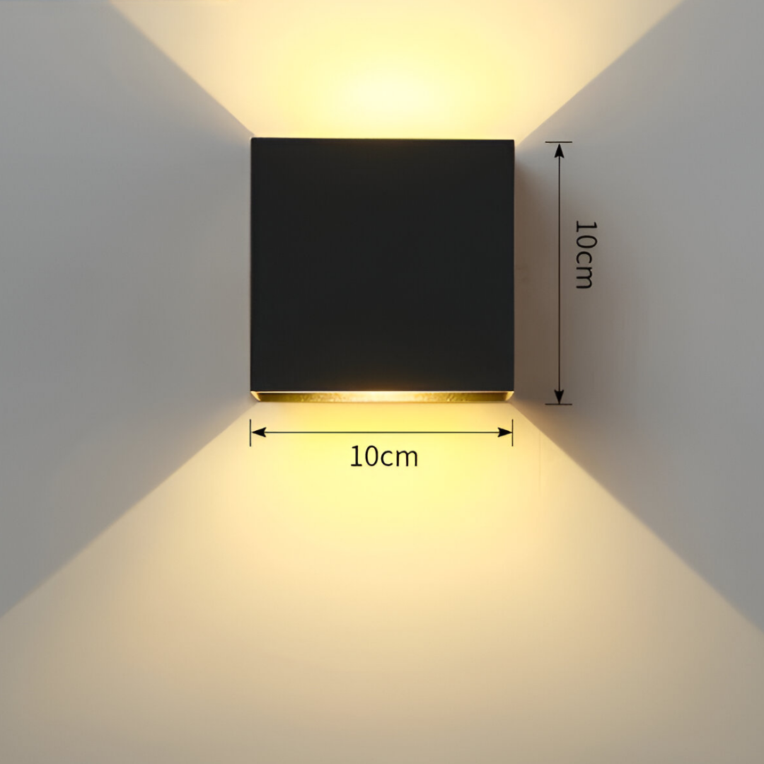 Modern Rechargeable LED Wall Sconce – Up & Down Lighting for Living Room, Hallway, and Bedroom