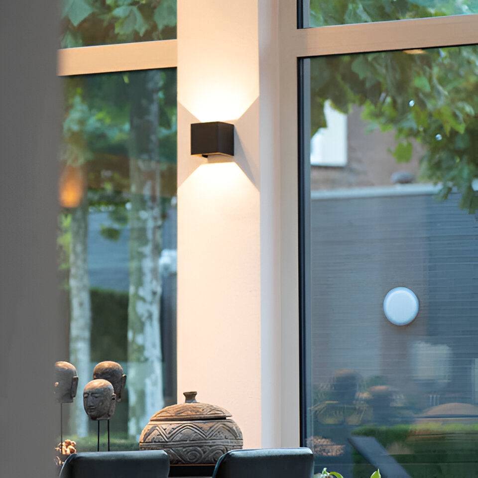 Modern Rechargeable LED Wall Sconce – Up & Down Lighting for Living Room, Hallway, and Bedroom