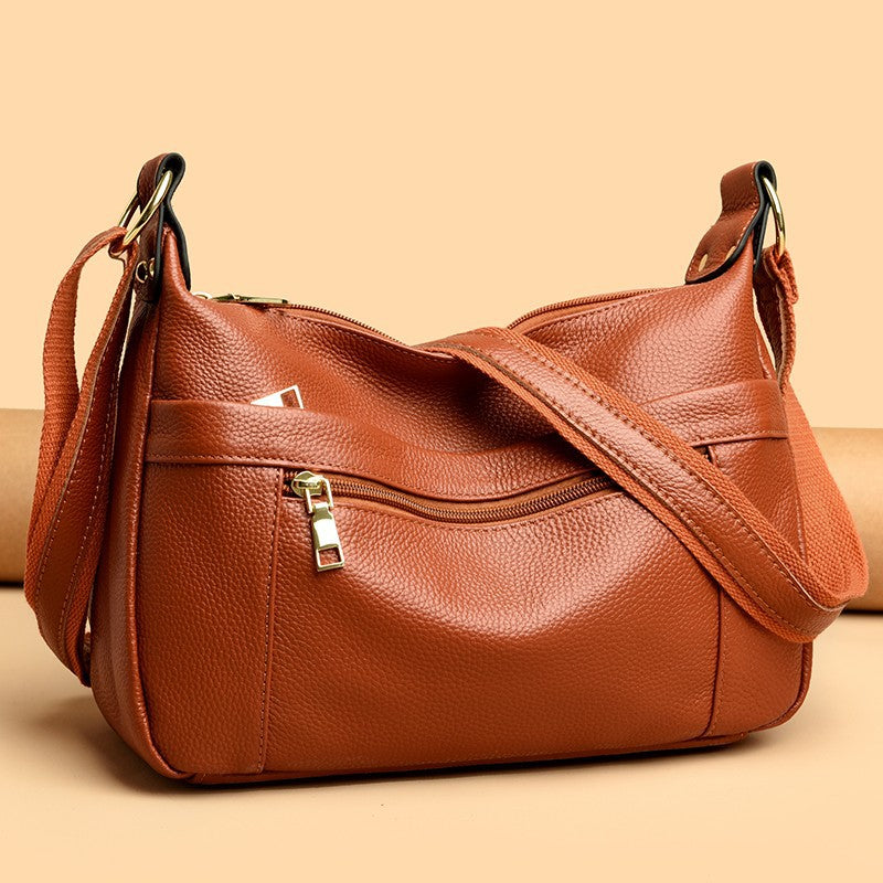 Women’s Leather Shoulder Bag – Spacious & Stylish Vegan Leather Handbag