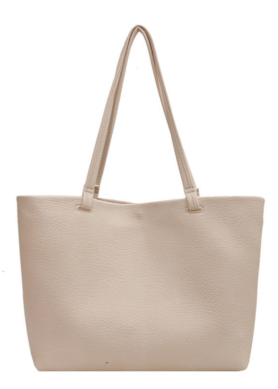 Timeless Leather Tote Bag – Work & Casual Laptop Shopper (Genuine / Vegan Leather)