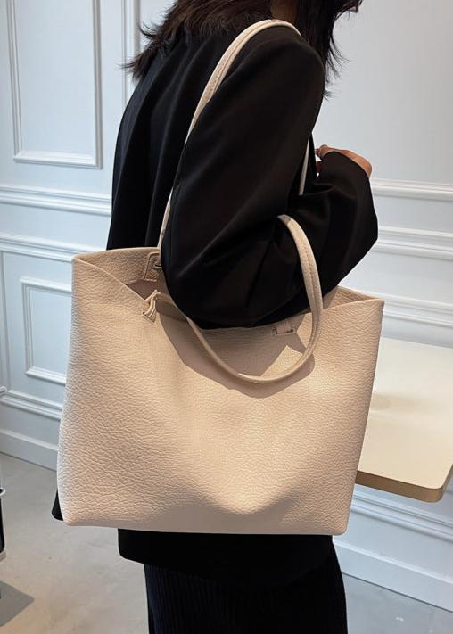 Soft Leather Tote Bag | Spacious Vegan Leather Work & Daily Tote for Women