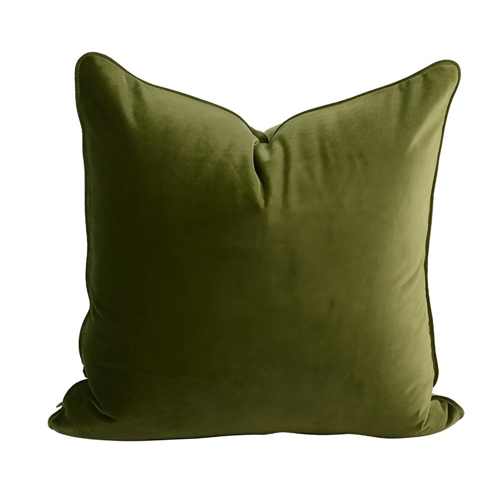 Luxury Velvet Cushion Cover – Soft Flannel Decorative Throw Pillow for Sofa, Bed, or Chair – Available in Multiple Colors