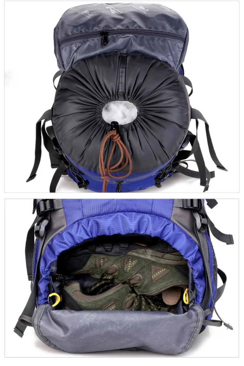 Waterproof 50L Outdoor Hiking Backpack – Durable, Spacious, and Weather-Resistant