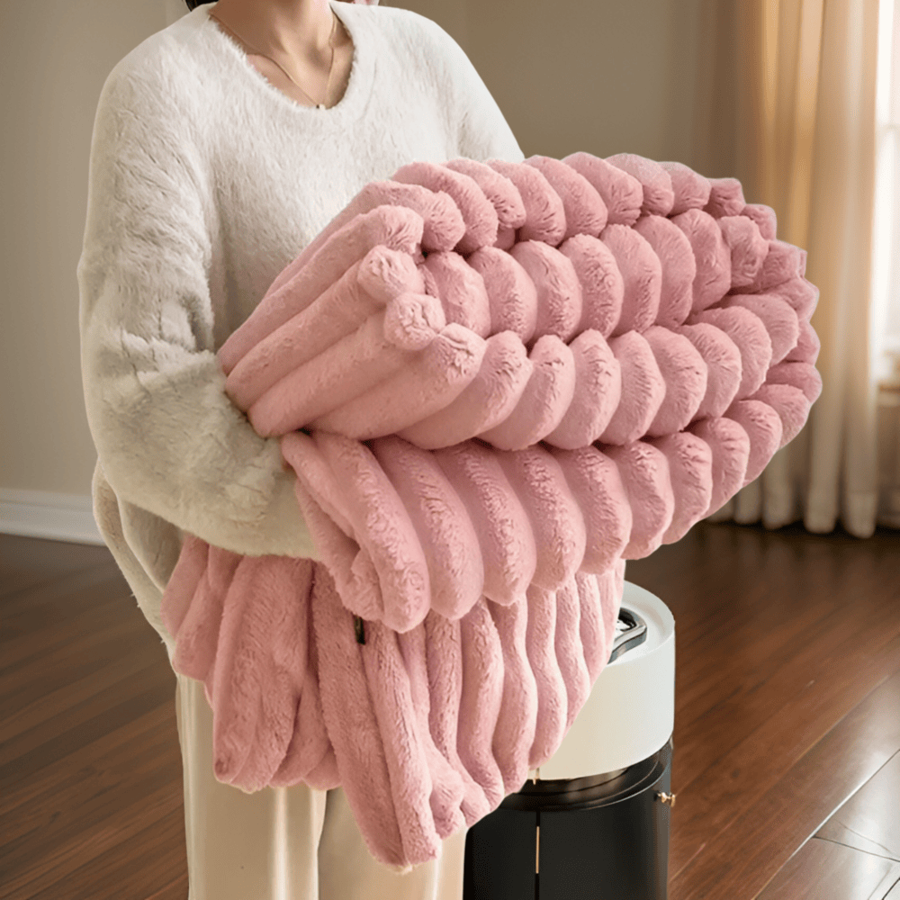 Ultra Soft Cozy Fleece Blanket – Warm Throw for Sofa, Bed & Living Room