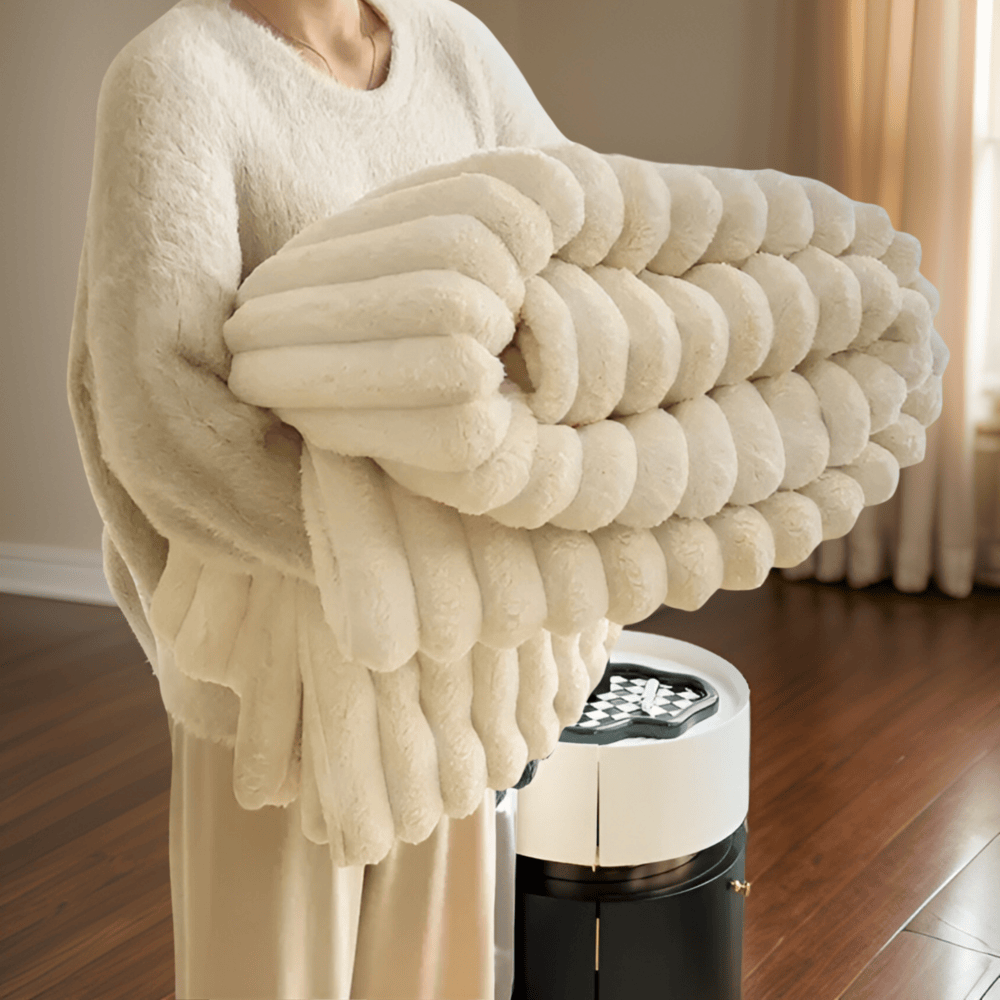 Ultra Soft Cozy Fleece Blanket – Warm Throw for Sofa, Bed & Living Room