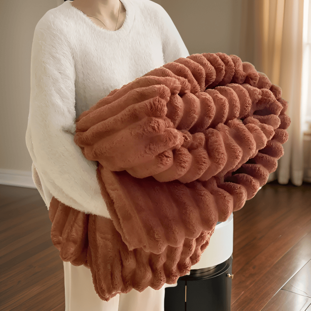 Ultra Soft Cozy Fleece Blanket – Warm Throw for Sofa, Bed & Living Room