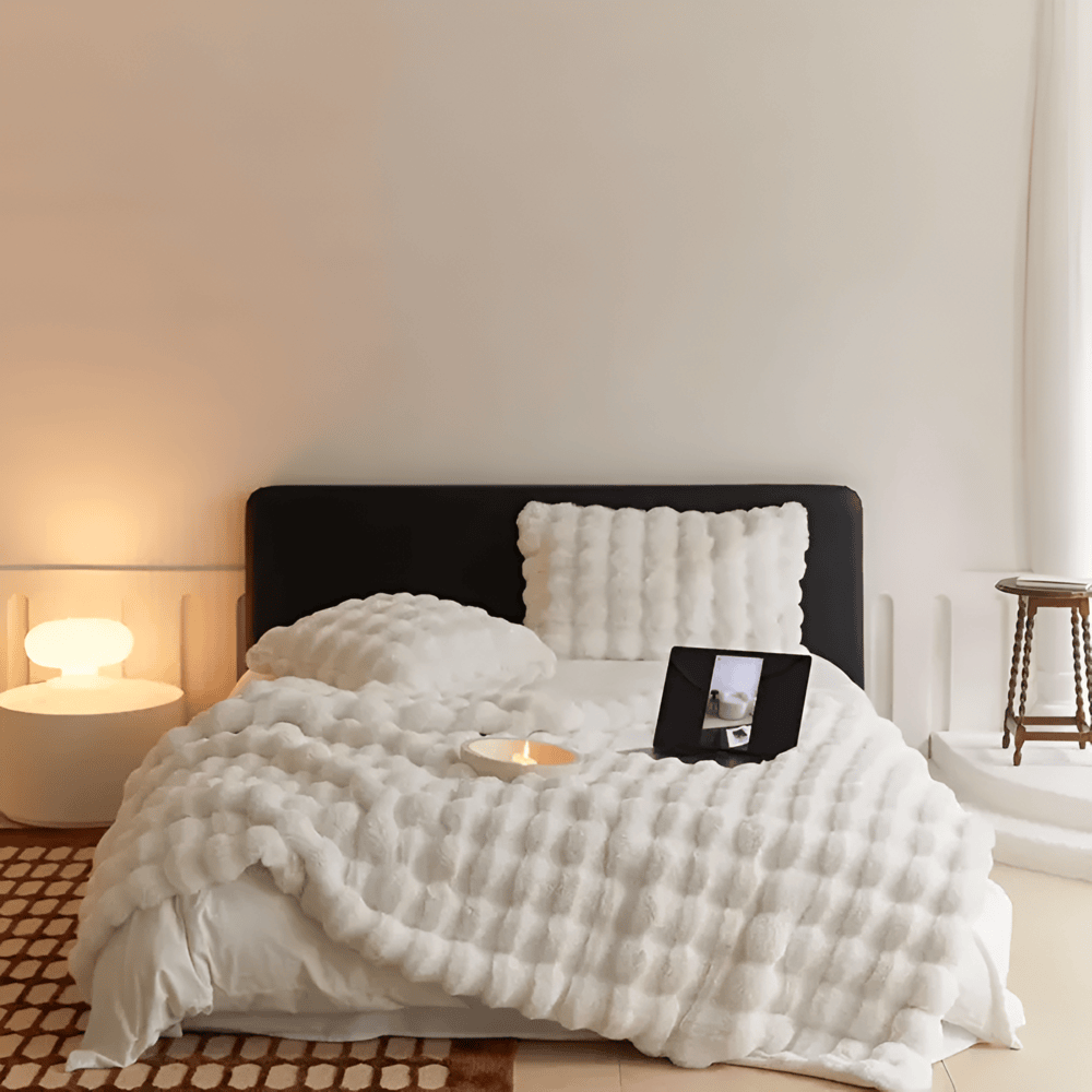 Plaid Fleece Throw Blanket – Ultra-Soft and Warm Couch & Bed Blanket for Cozy Living Room & Bedroom Decor