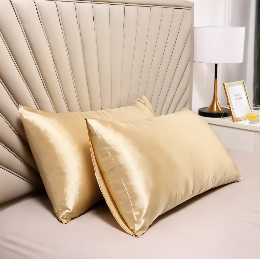 100% Mulberry Silk Pillowcase – Luxurious, Anti-Wrinkle, Cooling & Hypoallergenic Bedding