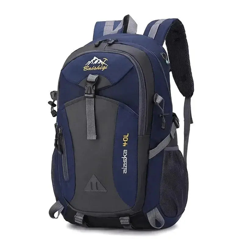 Waterproof 40L Outdoor Hiking Backpack – Large Capacity, Rain-Proof, Travel and Trekking Rucksack