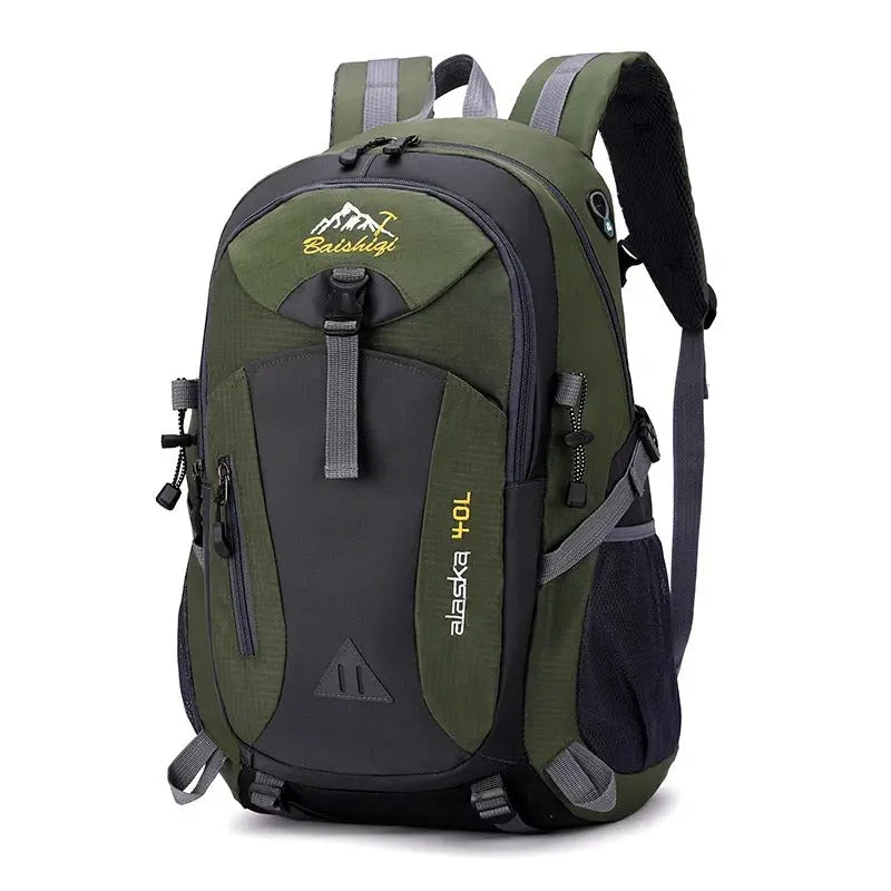 Waterproof 40L Outdoor Hiking Backpack – Large Capacity, Rain-Proof, Travel and Trekking Rucksack