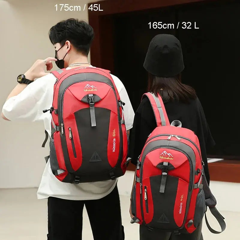 Waterproof 40L Outdoor Hiking Backpack – Large Capacity, Rain-Proof, Travel and Trekking Rucksack