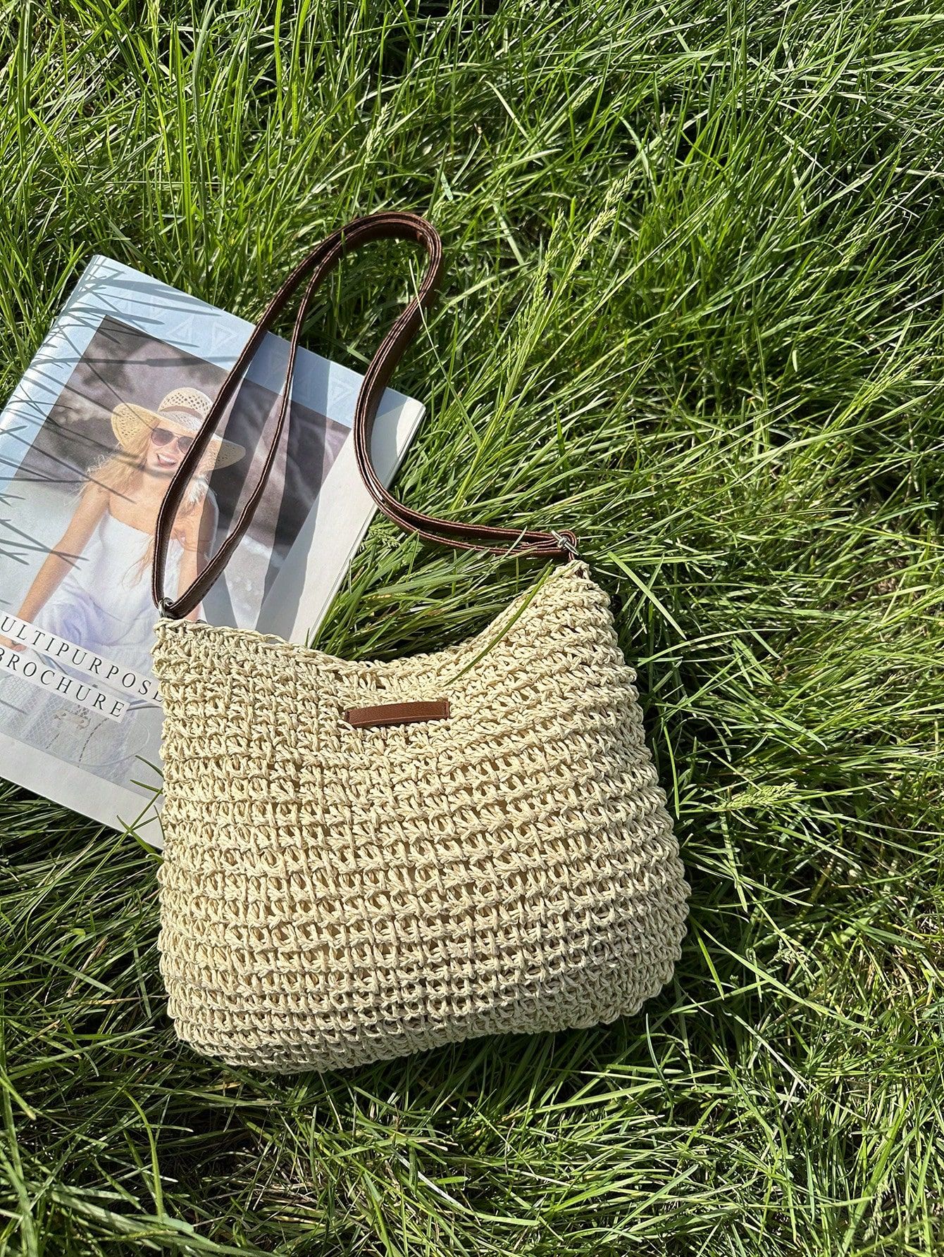 Handwoven Rattan Shoulder Bag – Lightweight, Stylish & Perfect for Summer
