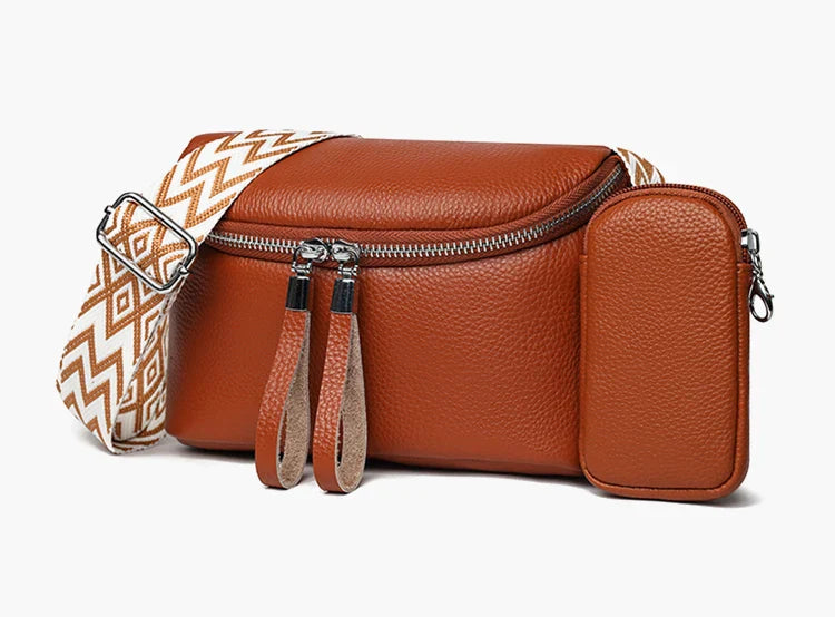 Trendy Crossbody Bag with Extra Pouch – Stylish, Compact & Practical Shoulder Purse
