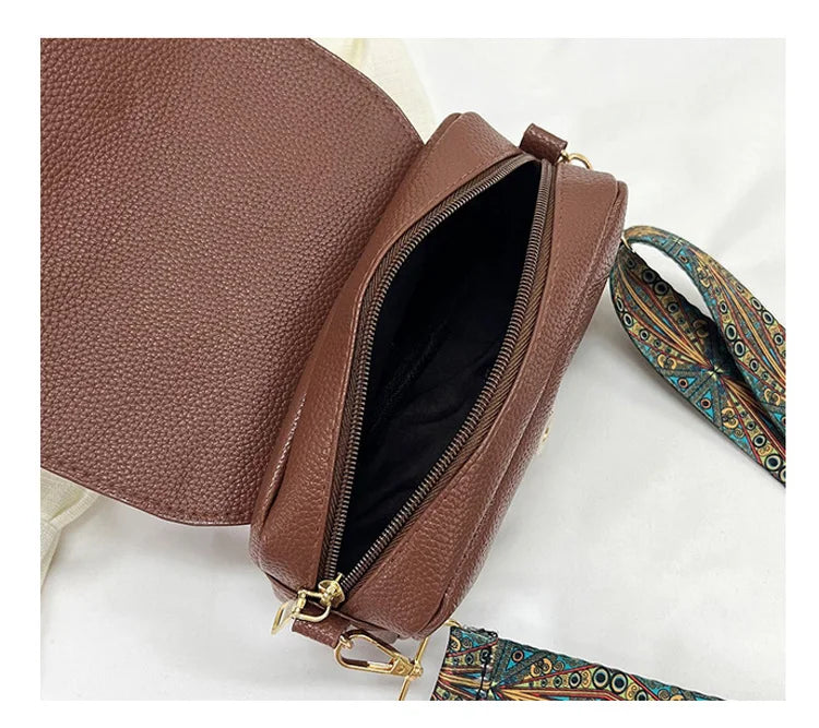 Vegan Leather Crossbody Bag for Women – Adjustable Strap – Chic & Practical Design