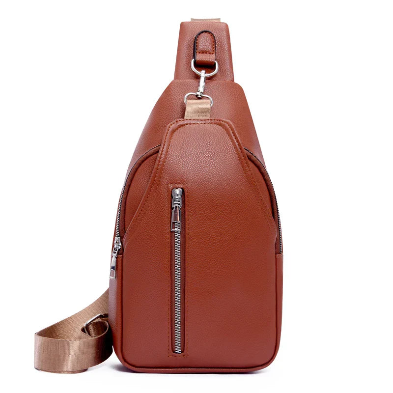 Modern Minimalist Compact Crossbody Sling Bag – Small Shoulder Bag with Adjustable Strap for Everyday Use