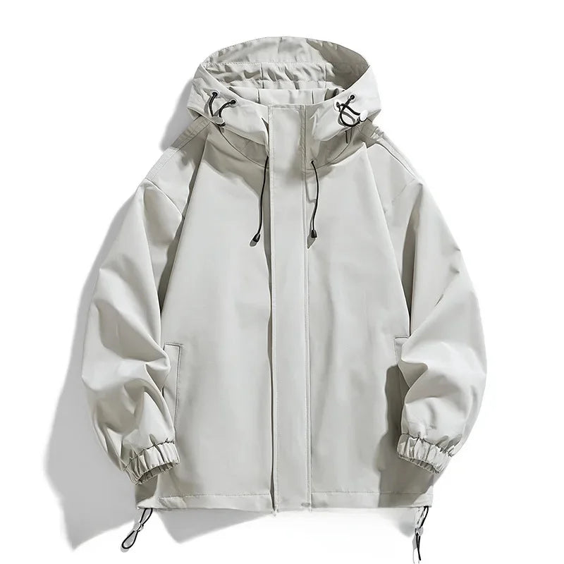 Men’s Plus Size Hooded Ski Jacket – Winter Waterproof Snow Coat