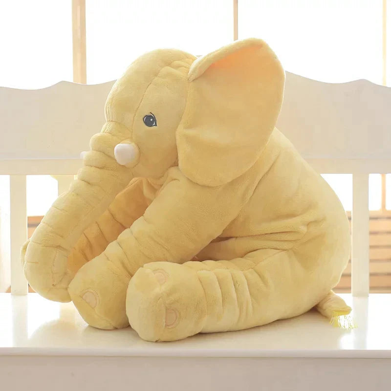 Soft Plush Elephant Toy – Safe, Cuddly & Colorful Nursery Decor