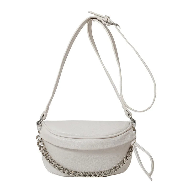 Trendy Chain Strap Crossbody Belt Bag – Chic & Practical Waist Bag for Women
