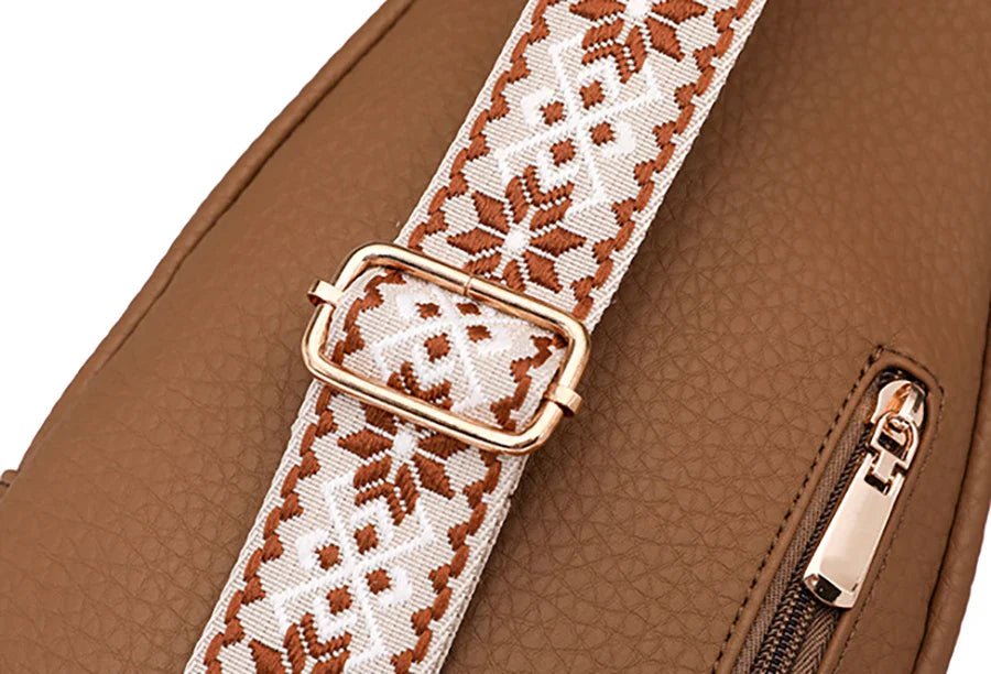 Trendy Crossbody Sling Bag – Adjustable Strap, Multiple Pockets, Stylish & Practical
